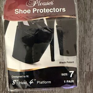 Pleaser Black Patent Shoe Protectors